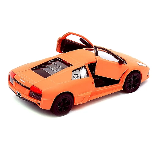 Металева машинка Kinsmart 1:36 Matte Lamborghini Murcielago LP640, інерційна, помаранчева, KT5370W