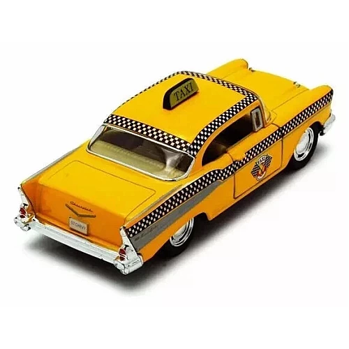 Машинка металева Kinsmart 1:40 1957 Chevrolet Bel Air (TAXI) інерційна, двері відчиняються / KT5360W