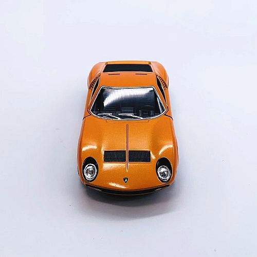 Машинка металева Kinsmart KT5390W 1:34 1971 Lamborghini Miura P400 SV інерційна, двері відчиняються / Помаранчевий
