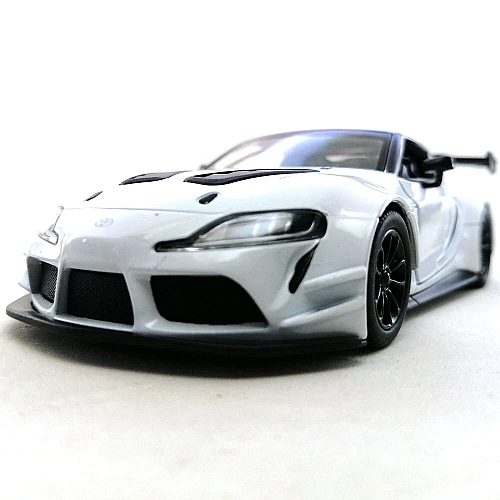 Машинка металева Kinsmart 1:36 Toyota GR Supra Racing Concept KT5421W інерційна, двері відчиняються / Білий