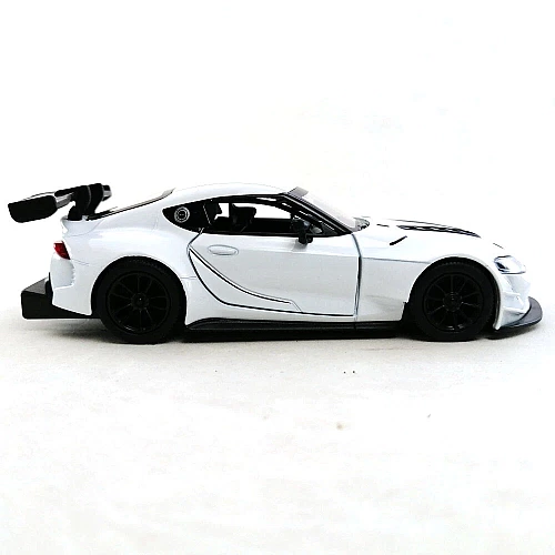 Машинка металева Kinsmart 1:36 Toyota GR Supra Racing Concept KT5421W інерційна, двері відчиняються / Білий