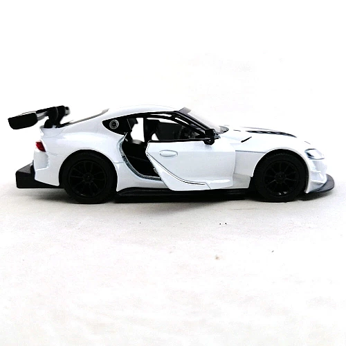 Машинка металева Kinsmart 1:36 Toyota GR Supra Racing Concept KT5421W інерційна, двері відчиняються / Білий
