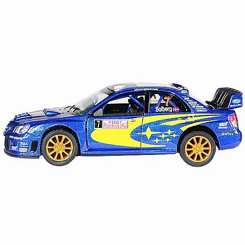 Машина метал "KINSMART" KT5328W (96шт/4) "Subaru Impreza WRC 2007", в коробці 16*8*7,5см