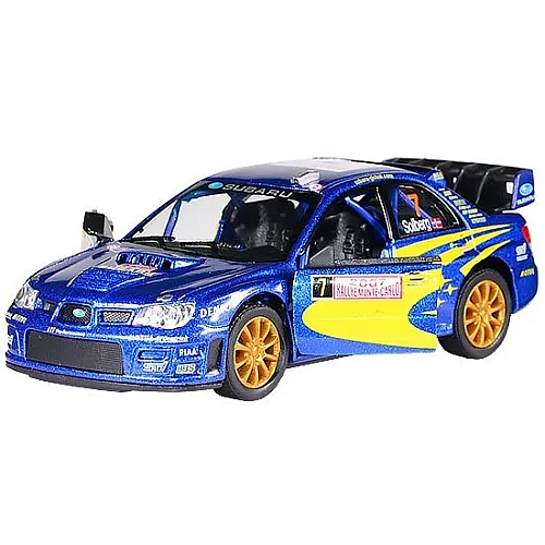 Машина метал "KINSMART" KT5328W (96шт/4) "Subaru Impreza WRC 2007", в коробці 16*8*7,5см