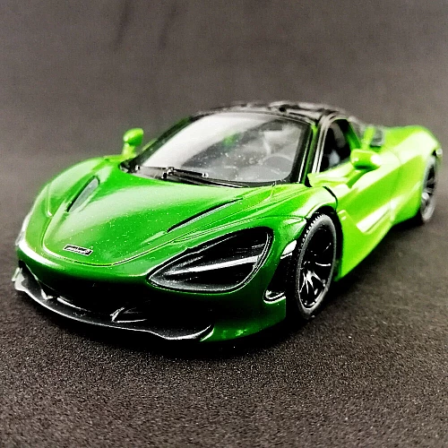 Машинка металева Kinsmart KT5403WG 1:36 McLaren MSO 720S інерційна, двері відчиняються / Зелений