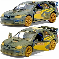 Металева машинка Kinsmart 1:36" Subaru Impreza WRC 2007 KT5328WY (Після заїзду)