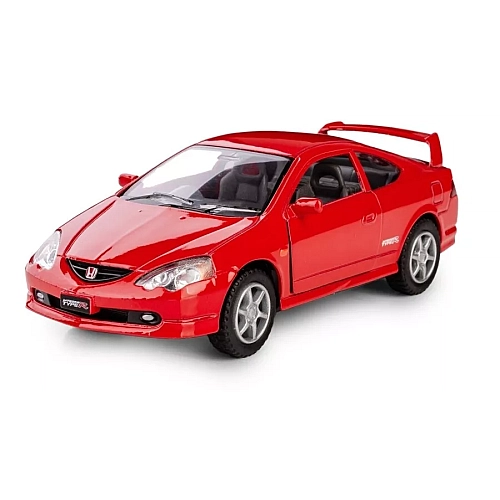 Металева машинка Kinsmart 1:34 Honda Integra Type R KT5053W, інерційна / Червона