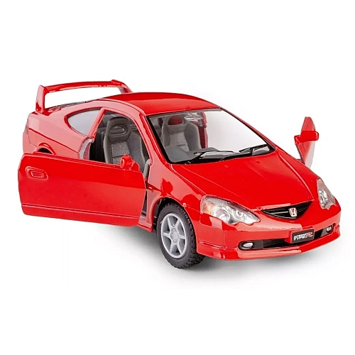Металева машинка Kinsmart 1:34 Honda Integra Type R KT5053W, інерційна / Червона