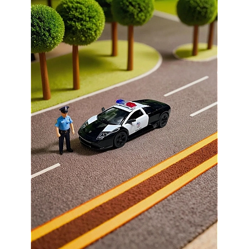 Машинка металева Kinsmart 1:36 Lamborghini Murcielago LP640 (Police) KT5317WP