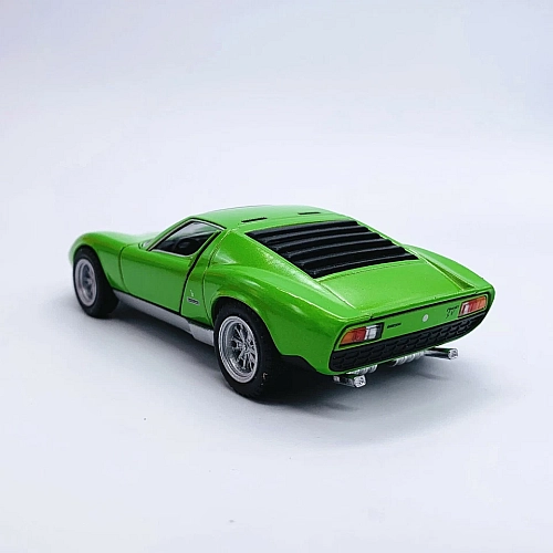 Машинка металева Kinsmart KT5390W 1:34 1971 Lamborghini Miura P400 SV інерційна, двері відчиняються / Зелений
