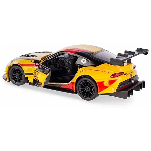 Металева машинка Kinsmart Toyota GR Supra Racing Concept KT5421WF жовтий