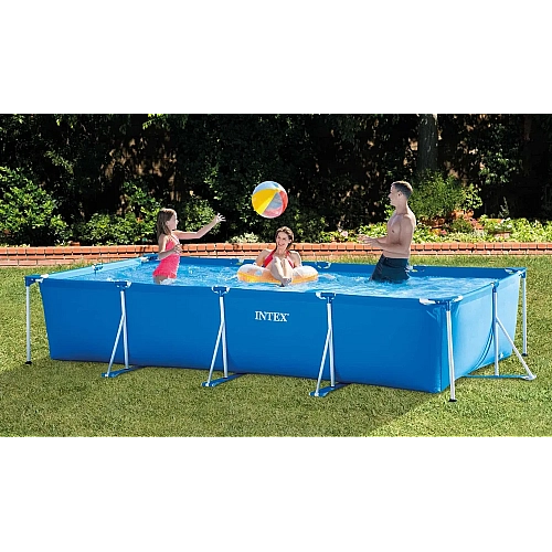Басейн каркасний Intex 28273NP прямокутний 450×220×84 см, 7127 л, Rectangular Frame