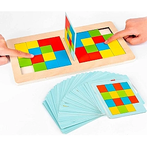 Дерев'яна Настільна гра Битва кубиків Рубіка (Rubik's Cube Battle), Хто швидше, MD2872