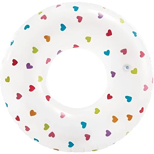 Коло для плавання Intex 59259NP Серця 81 см від 8 років, кольорове