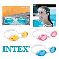 Окуляри для плавання Intex, 3 кольори від 8-ми років 55684