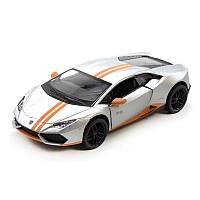 Машинка металева Kinsmart 1:36 Lamborghini Huracán LP610-4 Avio (інерційна, сріблястий) KT5401W