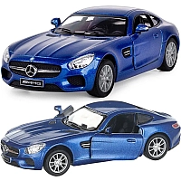 Машинка металева Kinsmart 1:36 Mercedes-AMG GT інерційна, двері відчиняються KT5388W / Синій