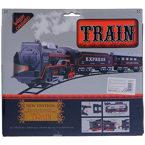 Дитяча залізниця з поїздом та вагончиками 19026В