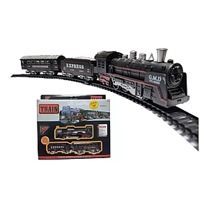 Дитяча залізниця з поїздом та вагончиками 19026В