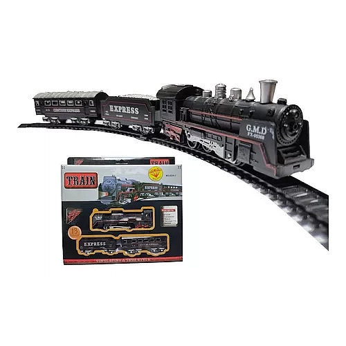 Дитяча залізниця з поїздом та вагончиками 19026В