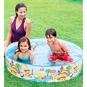 Дитячий каркасний басейн Intex "Качиний риф", 122×25 см 58477NP