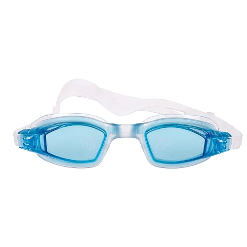 Окуляри для плавання Intex AquaFlow Youth 8+, блакитні, прозорі лінзи