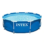 Басейн каркасний Intex 28210NP Metal Frame, круглий 366х76см, 6503 л, синій