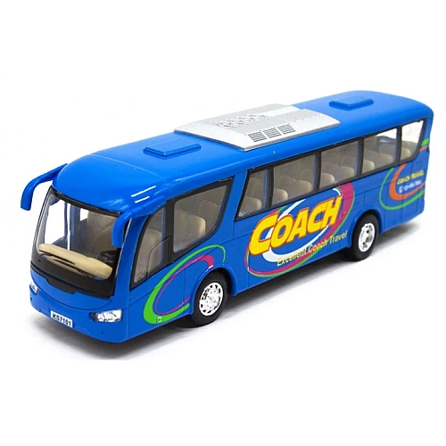 Металлическая машинка Kinsmart Автобус Coach синий інерционный (KS 7101 W Blue)
