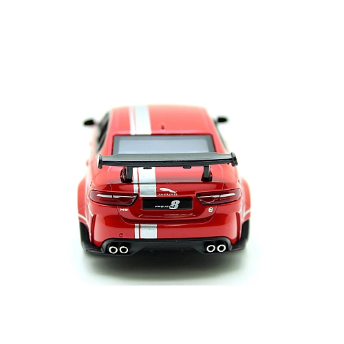 Металева машинка Kinsmart 1:38 Jaguar SV Project 8 Livery Edition KT5416WF, інерційна / Червоний