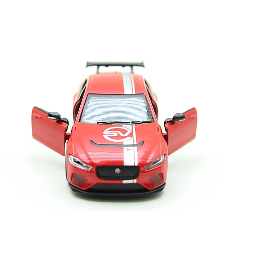 Металева машинка Kinsmart 1:38 Jaguar SV Project 8 Livery Edition KT5416WF, інерційна / Червоний