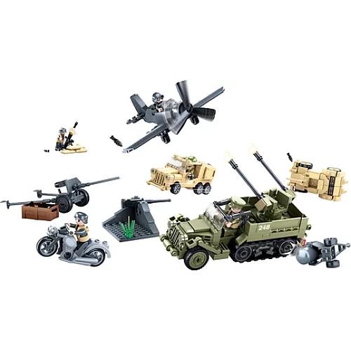 Конструктор Sluban Army M38-B0812 Военная битва, 552 деталей