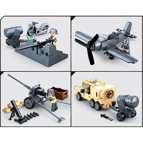 Конструктор Sluban Army M38-B0812 Военная битва, 552 деталей