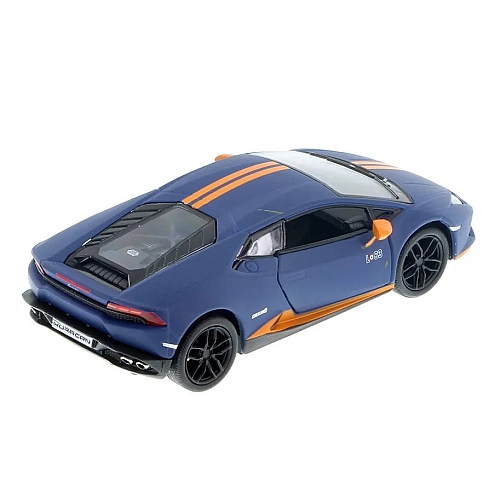 Машинка металева Kinsmart 1:36 Lamborghini Huracán LP610-4 Avio (інерційна, синій) KT5401W