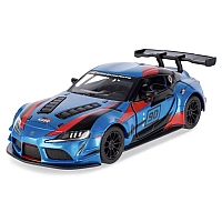 Металева машинка Kinsmart Toyota GR Supra Racing Concept KT5421WF синій