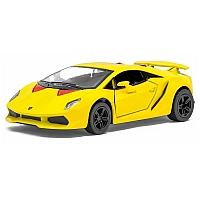 Машинка металева Kinsmart Lamborghini Sesto Elemento 1:38 (інерційна, жовтий) KT5359W
