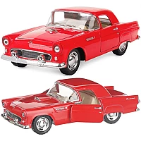 Машинка металева Kinsmart 1:36 1955 Ford Thunderbird KT5319W інерційна, двері відчиняються / Червоний