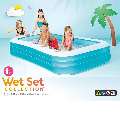 Басейн надувний INTEX 58484 сімейний 305х183х56см 1050 л.