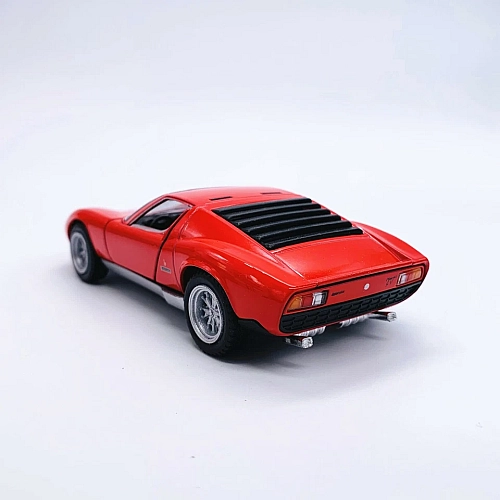 Машинка металева Kinsmart KT5390W 1:34 1971 Lamborghini Miura P400 SV інерційна, двері відчиняються / Червоний