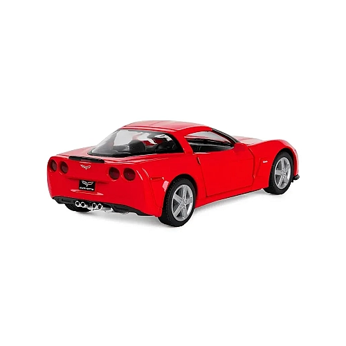 Машинка металева Kinsmart 1:36 Chevrolet Corvette Z06 інерційна, двері відчиняються KT5320W / Червоний