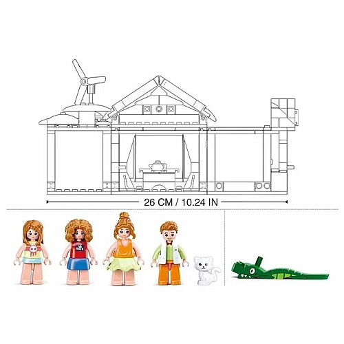Конструктор Sluban M38-B0822 "Заміська вечірка", 410 деталей, серія Щасливий щоденник