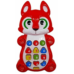 Музична іграшка телефон 'Лисичка' з проєктором, казками та віршами LIMO TOY (7614UA)