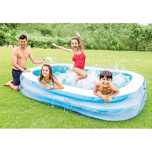 Бассейн надувной Intex 56483NP Swim Center 262×175×56 см, 770 л, 6+