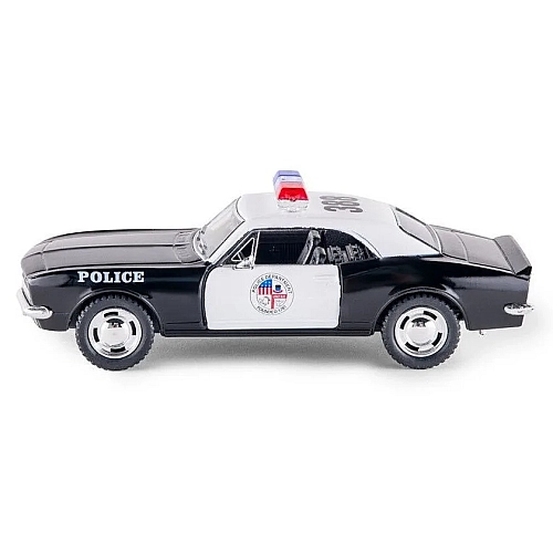 Машинка металева Kinsmart KT5341WP 1:37 1967 Chevrolet Camaro Z/28 Police інерційна, двері відчиняються / Поліція