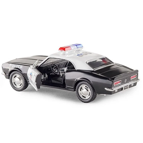 Машинка металева Kinsmart KT5341WP 1:37 1967 Chevrolet Camaro Z/28 Police інерційна, двері відчиняються / Поліція