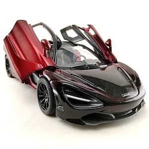 Машинка металева Kinsmart KT5403WG 1:36 McLaren MSO 720S інерційна, двері відчиняються / Червоний