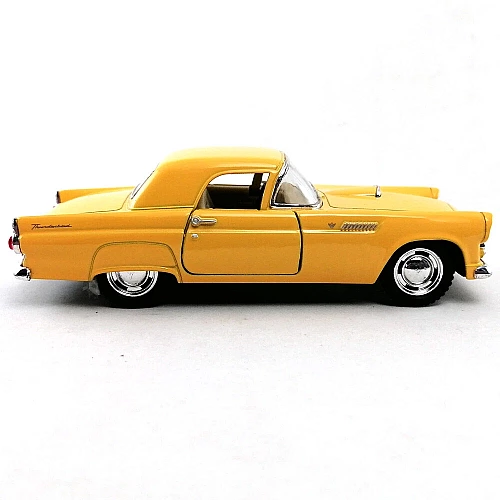 Машинка металева Kinsmart 1:36 1955 Ford Thunderbird KT5319W інерційна, двері відчиняються / Жовтий
