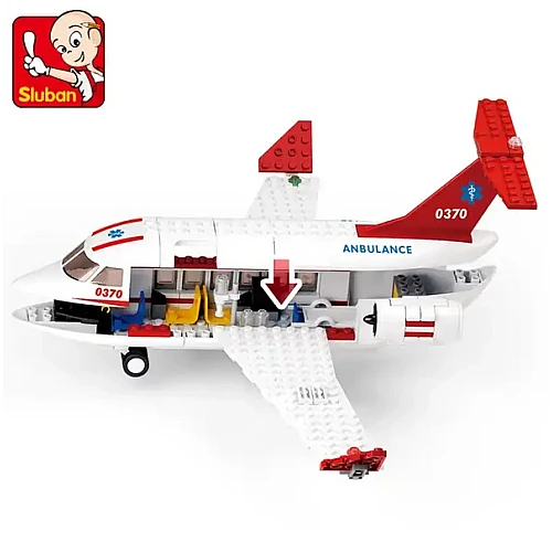 Конструктор Sluban Aviation M38-B0370 Медицинская авиация, 335 деталей