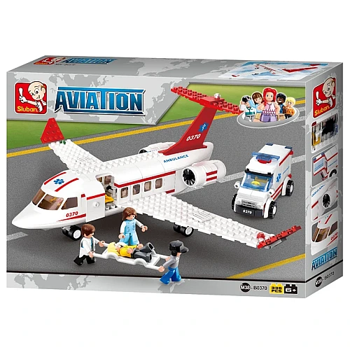 Конструктор Sluban Aviation M38-B0370 Медицинская авиация, 335 деталей