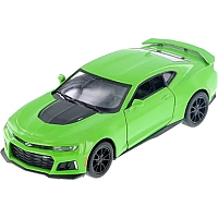 Машинка металева Kinsmart 1:38 2017 Chevrolet Camaro ZL1 KT5399W інерційна, двері відчиняються / Зелений