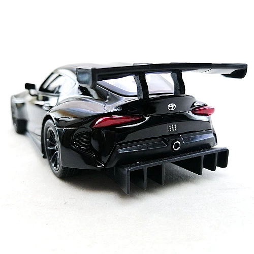 Машинка металева Kinsmart 1:36 Toyota GR Supra Racing Concept KT5421W інерційна, двері відчиняються / Чорний